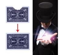 Drôle Morsure Cassé Carte Restauration Tours De Magie Illusions Carte Gros Plan Magique Oct20-A