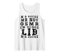 Drôle Mr Ducks Mr Not CM Wings Duck Lover Waterfowl Rétro Débardeur