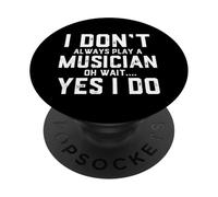 Drôle Musiciens Costume Musique Enregistrement Artiste Compositeur PopSockets PopGrip Adhésif