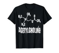 Drôle Nerdy Acétylcholine Formule Chimique Professeur de Chimie T-Shirt Graphique avec Valeur