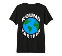 Drôle Nerdy Round Earther Earth Scientist Science Professeur T-Shirt Haut de Gamme