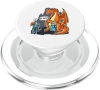 Drôle No Prince Need Dragon Bodyguard PopSockets PopGrip pour MagSafe