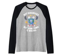 Drôle Non diagnostiqué dire santé mentale Humour Femmes Hommes Manche Raglan