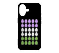 Drôle Oeufs de Pâques Pixel Art LGBT Genre QueerDrapeau Coque pour iPhone 17