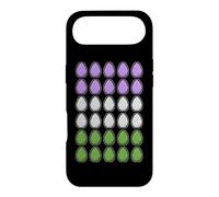 Drôle Oeufs de Pâques Pixel Art LGBT Genre QueerDrapeau Coque pour iPhone Air