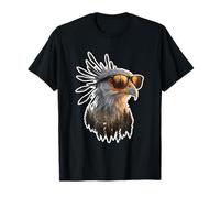 Drôle Oiseau Secrétaire Lunettes De Soleil T-Shirt