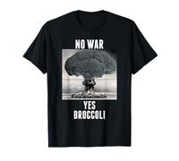 Drôle Pacifist et végétalien végétarien No War Yes Brocoli T-Shirt