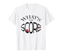 Drôle Padel Quel est Le Score ? T-Shirt Graphique avec Valeur