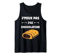 Drole Pain au Chocolat Humour j'peux Pas J'Ai Chocolatine Débardeur
