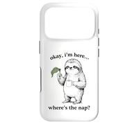 Drôle Paresseux Okay I'm Here Where's The Nap Graphique Coque pour iPhone 17 Pro