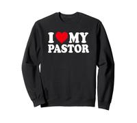 Drôle Pastor Preacher Ministry Christian I Love My Pastor Sweatshirt