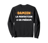 Drole Perfection Damien Humour personnalisé prénom Damien Sweatshirt