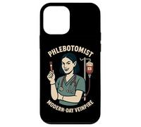 Drôle Phlébotomiste infirmière Vampire Sang Humour veine Blague Coque pour iPhone 12 Mini