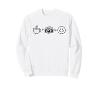 Drôle Photographe Café Caméra Happy Photographie Humour Sweatshirt