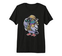 Drôle Pigeon Birdwatcher T-Shirt Haut de Gamme