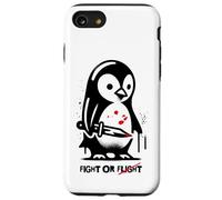 Drôle Pingouin Flight or Fight Meme Humour Silly Coque pour iPhone SE (2020) / 7 / 8