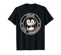 Drôle Pingouin Froid Mignon Dangereux T-Shirt