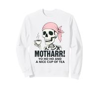 Drôle Pirate Maman Mère Maman Boire du Th Sweatshirt