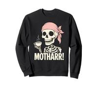 Drôle Pirate Maman Mère Maman Boire du Th Sweatshirt