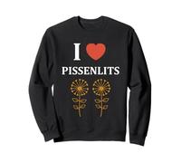 Drôle Pissenlit Fleurs minimaliste simple i love Pissenlits Sweatshirt