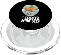 Drôle Poisson Rouge aileron de Requin Terreur des Profondeurs PopSockets PopGrip pour MagSafe
