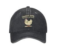 Drôle Poulet Jeu Don’t Look at The Poulet Drôle Poulet Casquette De Baseball Décontractée pour Hommes Unisexe Chapeaux D’été Casquettes De Baseball