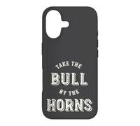 Drôle Prenez Le Taureau par Les Cornes Coque pour iPhone 17