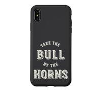 Drôle Prenez Le Taureau par Les Cornes Coque pour iPhone XS Max