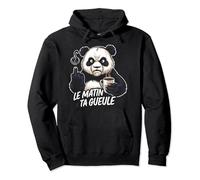 Drôle Pyjama Le Matin Ta Gueule Café Ours Sweat à Capuche