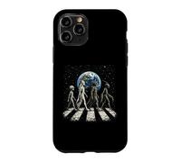 Drôle Quatre espèces extraterrestres OVNI Divulgation Cosmique Space Walk Coque pour iPhone 11 Pro
