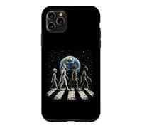Drôle Quatre espèces extraterrestres OVNI Divulgation Cosmique Space Walk Coque pour iPhone 11 Pro Max