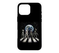 Drôle Quatre espèces extraterrestres OVNI Divulgation Cosmique Space Walk Coque pour iPhone 16 Pro Max