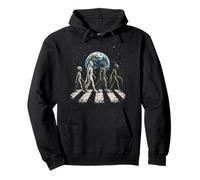 Drôle Quatre espèces extraterrestres OVNI Divulgation Cosmique Space Walk Sweat à Capuche