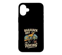 Drôle Randonnée Montagne Chèvre Introverti Plein Air Humour Solitude Coque pour iPhone 16 Plus
