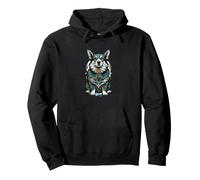 Drôle Regal Corgi Géométrie Sacrée Dicton Sweat à Capuche