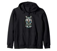 Drôle Regal Corgi Géométrie Sacrée Dicton Sweat à Capuche