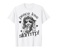 Drôle Religieux Paix Amour Slurp Jésus T-Shirt