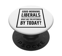 Drôle Républicain Anti-Libéral Anti-Biden Conservateur USA PopSockets PopGrip Adhésif