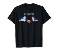 Drôle Requin sans Gluten Plage Humour océan prédateur Sarcasme T-Shirt