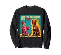 Drôle rétro Occult Train Your Inner Demons Vintage Sweatshirt