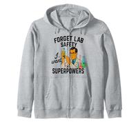 Drôle Retro Science Lab Safety Humour Superpowers Scientist Sweat à Capuche