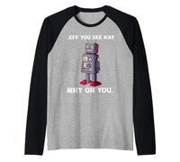 Drôle Robot malfonction Tech Nerd Science Robotics Manche Raglan
