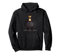Drôle Roi Gorilla pour une ambiance légendaire Sweat à Capuche