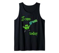 Drôle Saint Patrick I Cum Green Aujourd'hui Débardeur