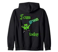 Drôle Saint Patrick I Cum Green Aujourd'hui Sweat à Capuche