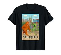 Drôle Sao Paulo Brésil Meme T-Shirt