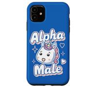 Drôle Sarcasme Dad Blagues Alpha Male Rainbow Kawaii Licorne Coque pour iPhone 11