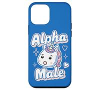 Drôle Sarcasme Dad Blagues Alpha Male Rainbow Kawaii Licorne Coque pour iPhone 12 Mini