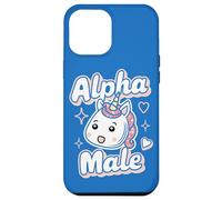 Drôle Sarcasme Dad Blagues Alpha Male Rainbow Kawaii Licorne Coque pour iPhone 12 Pro Max