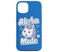 Drôle Sarcasme Dad Blagues Alpha Male Rainbow Kawaii Licorne Coque pour iPhone 13